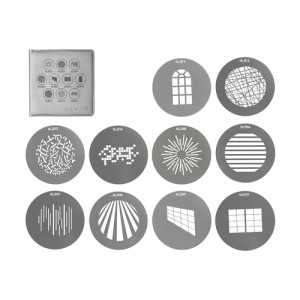 NANLITE Gobo Projection Set 1 (kit de 10 pi&egrave;ces)