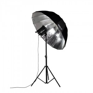 NANLITE Parapluie argent&eacute; ⌀135cm pour Forza / FS