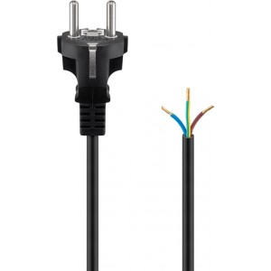 C&acirc;ble &agrave; Contact de Protection &agrave; onfectionner, 2 m, noir