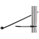 Serre-c&acirc;bles, nylon r&eacute;sistant aux intemp&eacute;ries, noir