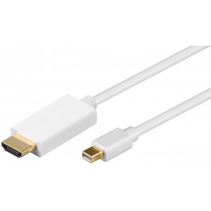 C&acirc;ble adaptateur Mini DisplayPort/HDMI&trade;, Dor&eacute;