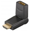 Adaptateur HDMI&trade; 180&deg;, Dor&eacute;