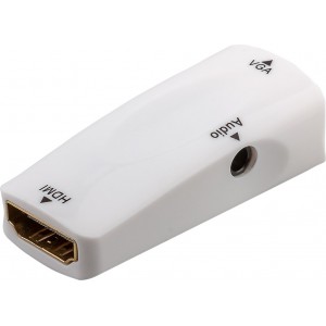 Adaptateur HDMI&trade;/VGA compact avec audio, Dor&eacute;