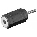 Adaptateur de casque&nbsp;, prise Jack AUX 2,5&nbsp;mm vers 3,5&nbsp;mm