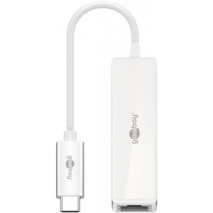 Adaptateur USB-C&trade; RJ45, Blanc