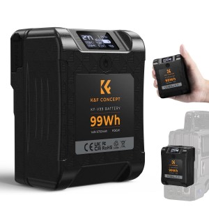 K&F Batterie V-Mount 6700mAh 99Wh PD65W